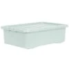 B&M Under Bed Storage Box 32L - Sage -Household Items Shop 377040 under bed storage box 32l sage 3