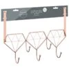 B&M Diamond Geo Overdoor Hooks - Rose Gold 1 B&M Diamond Geo Overdoor Hooks - Rose Gold -Household Items Shop 377705 diamon geo over door hook rose gold
