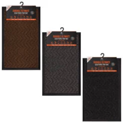 B&M Ultimate Trap Mat 45 X 75cm - Black -Household Items Shop 379124 durable ultimate sculpted trap mat 45x75cm main 2