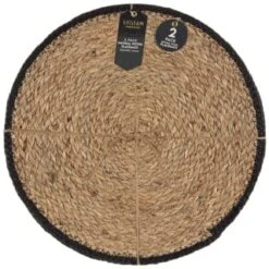 B&M Urban Paradise Woven Placemats 2pk - Natural