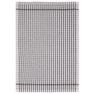 B&M Check Tea Towels - Black 3pk 5 B&M Check Tea Towels - Black 3pk - Image 3