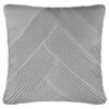 B&M Pleated Cushion - Silver 2 B&M Pleated Cushion - Silver -Household Items Shop 380360 silver pleated cushion1