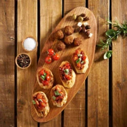 B&M Island Paradise Mango Wood Serve Board -Household Items Shop 380568 mango wood serving board