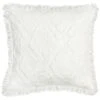 B&M Amara Waffle Geo Cream Cushion -Household Items Shop 380642 amara cream waffle geo cushion front