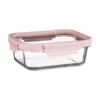 B&M Pink Glass Food Container - Medium 2 B&M Pink Glass Food Container - Medium -Household Items Shop 380660 glass food container pink medium 2