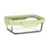 B&M Green Glass Food Container - Medium -Household Items Shop 380663 glass food container green medium 2