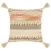 B&M Esme Stripe Woven Cushion - Natural -Household Items Shop 380760 esme woven cushion natural