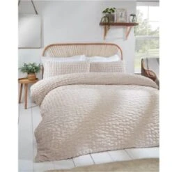 B&M Lara King Duvet Set - Cream