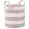 B&M Perissa Nordic Striped Basket - Blue & White -Household Items Shop 381872 nordic basket