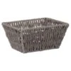 B&M Syros Mini Wicker Basket - Grey -Household Items Shop 381906 syros mini basket grey