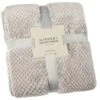 B&M Waffle Throw - Silver 2 B&M Waffle Throw - Silver -Household Items Shop 383149 home collection supersoft waffle throw 4