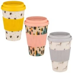 B&M Travel Coffee Cup - Animal Print 9 B&M Travel Coffee Cup - Animal Print -Household Items Shop 383588 travel mug group