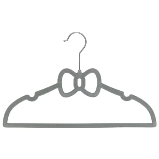 B&M Children's Non-Slip Hangers 8pk - Grey 4 B&M Children's Non-Slip Hangers 8pk - Grey - Image 2