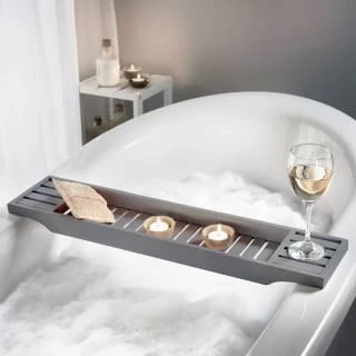 B&M Grey Over Bath Rack 3 B&M Grey Over Bath Rack