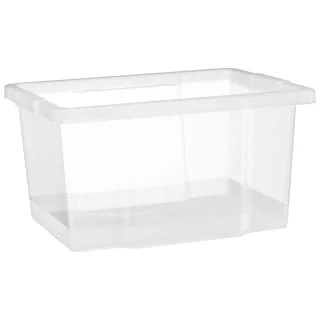 B&M Clear Storage Boxes With Lids 3pk 20L 6 B&M Clear Storage Boxes With Lids 3pk 20L - Image 4