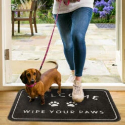 B&M Washable Pet Doormat - Wipe Your Paws -Household Items Shop 385004 pet washable doormat 4
