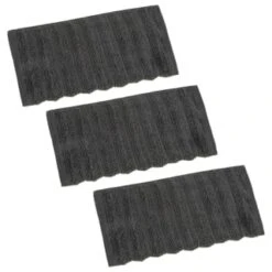 B&M Retreat Face Cloth 3pk - Charcoal -Household Items Shop 386222 3pk retreat face cloths charcoal