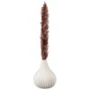 B&M Pink Pampas In Ribbed Vase 1 B&M Pink Pampas In Ribbed Vase -Household Items Shop 387522 pink pampas in ribbed vase