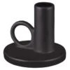 B&M Ceramic Dinner Candle Holder 1 B&M Ceramic Dinner Candle Holder -Household Items Shop 387555 dinner candle holder black