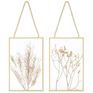 B&M Hanging Frame With Pressed Flowers 4 B&M Hanging Frame With Pressed Flowers - Image 2