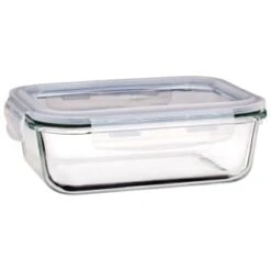 B&M Large Eco Glass Clip Lock Food Container 8 B&M Large Eco Glass Clip Lock Food Container -Household Items Shop 388506 large glass clip lock food container 2