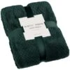 B&M Waffle Throw - Dark Green 1 B&M Waffle Throw - Dark Green -Household Items Shop 388773 waffle throw dark green 4