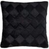 B&M Rubin Black Velvet Basket Weave Cushion 2 B&M Rubin Black Velvet Basket Weave Cushion -Household Items Shop 388798 black rubin velvet basket weave cushion