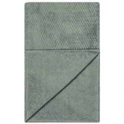 B&M Waffle Throw - Sage -Household Items Shop 388813 waffle throw sage 3