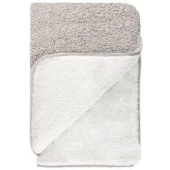 B&M Montana Two Tone Sherpa Throw - Natural -Household Items Shop 388815 montana sherpa throw 3