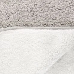 B&M Montana Two Tone Sherpa Throw - Natural -Household Items Shop 388815 montana sherpa throw 4