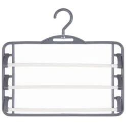 B&M Swivel Hook Trouser Hangers 2pk -Household Items Shop 389260 home organisation co 2pk trouser hangers 3