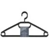 B&M Swivel Hook Hangers 8pk - Black -Household Items Shop 389262 home organisation 8pk swivel hook hangers black
