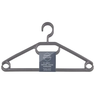 B&M Swivel Hook Hangers 8pk - Grey 3 B&M Swivel Hook Hangers 8pk - Grey