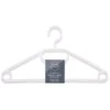 B&M Swivel Hook Hangers 8pk - White -Household Items Shop 389279 home organisation 8pk swivel hook hangers white