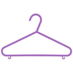 B&M Children's Hangers 10pk - Pastel -Household Items Shop 389289 home organisation co 10pk childrens hangers girl 3