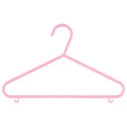 B&M Children's Hangers 10pk - Pastel -Household Items Shop 389289 home organisation co 10pk childrens hangers girl 7