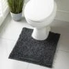 B&M Signature Noodle Pedestal Mat - Charcoal -Household Items Shop 389579 signature ped mat charcoal