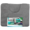 B&M Bath Mat Set - Grey -Household Items Shop 389606 beldray 2pc bath mat set grey