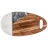 B&M Marble & Acacia Serve Board -Household Items Shop 390150 marble mix and acacia wood sevre board