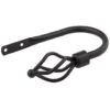 B&M Small Black Twist Curtain Hold Backs 2pk -Household Items Shop 390199 black small twist hold backs1