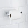 B&M Chrome Toilet Roll Holder -Household Items Shop 390423 chrome toilet roll holder
