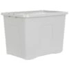 B&M Storage Box With Lid 80L - Grey -Household Items Shop 391381 grey 80l storage box and lid 3