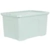 B&M Storage Box With Lid 60L - Sage -Household Items Shop 391388 sage 60l storage box 3