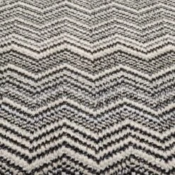 B&M Buddy Chevron Mono Doormat -Household Items Shop 392186 buddy chevron mat mono 4