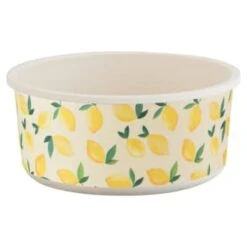 B&M Round Tubs 2pk - Lemons 13 B&M Round Tubs 2pk - Lemons -Household Items Shop 392928 2pk reuse and repurpose round tubs lemon 2