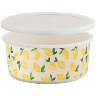 B&M Round Tubs 2pk - Lemons 4 B&M Round Tubs 2pk - Lemons - Image 2