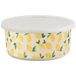 B&M Round Tubs 2pk - Lemons 11 B&M Round Tubs 2pk - Lemons -Household Items Shop 392928 2pk reuse and repurpose round tubs lemon 4