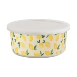 B&M Round Tubs 2pk - Lemons 12 B&M Round Tubs 2pk - Lemons -Household Items Shop 392928 2pk reuse and repurpose round tubs lemon 5