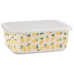 B&M Rectangular Tubs 2pk - Lemons -Household Items Shop 392929 2pk reuse and repurpose rectangle tubs lemon 5