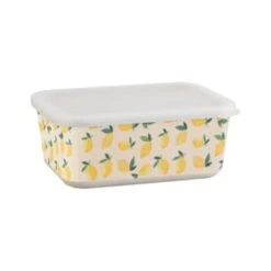 B&M Rectangular Tubs 2pk - Lemons -Household Items Shop 392929 2pk reuse and repurpose rectangle tubs lemon 7